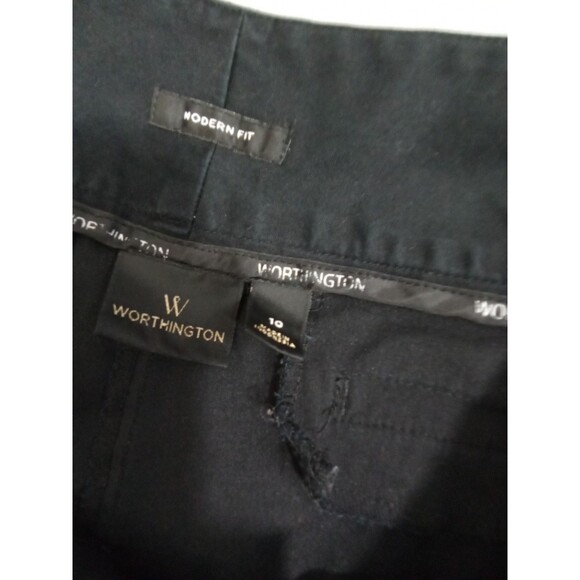 Worthington Modern Fit Black Capris Size 10 - Picture 8 of 12